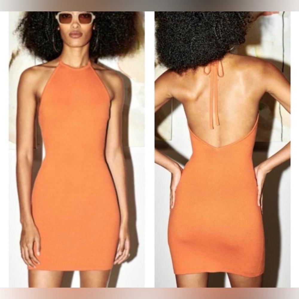 Abercrombie & Fitch Knit Sweater Halter Dress